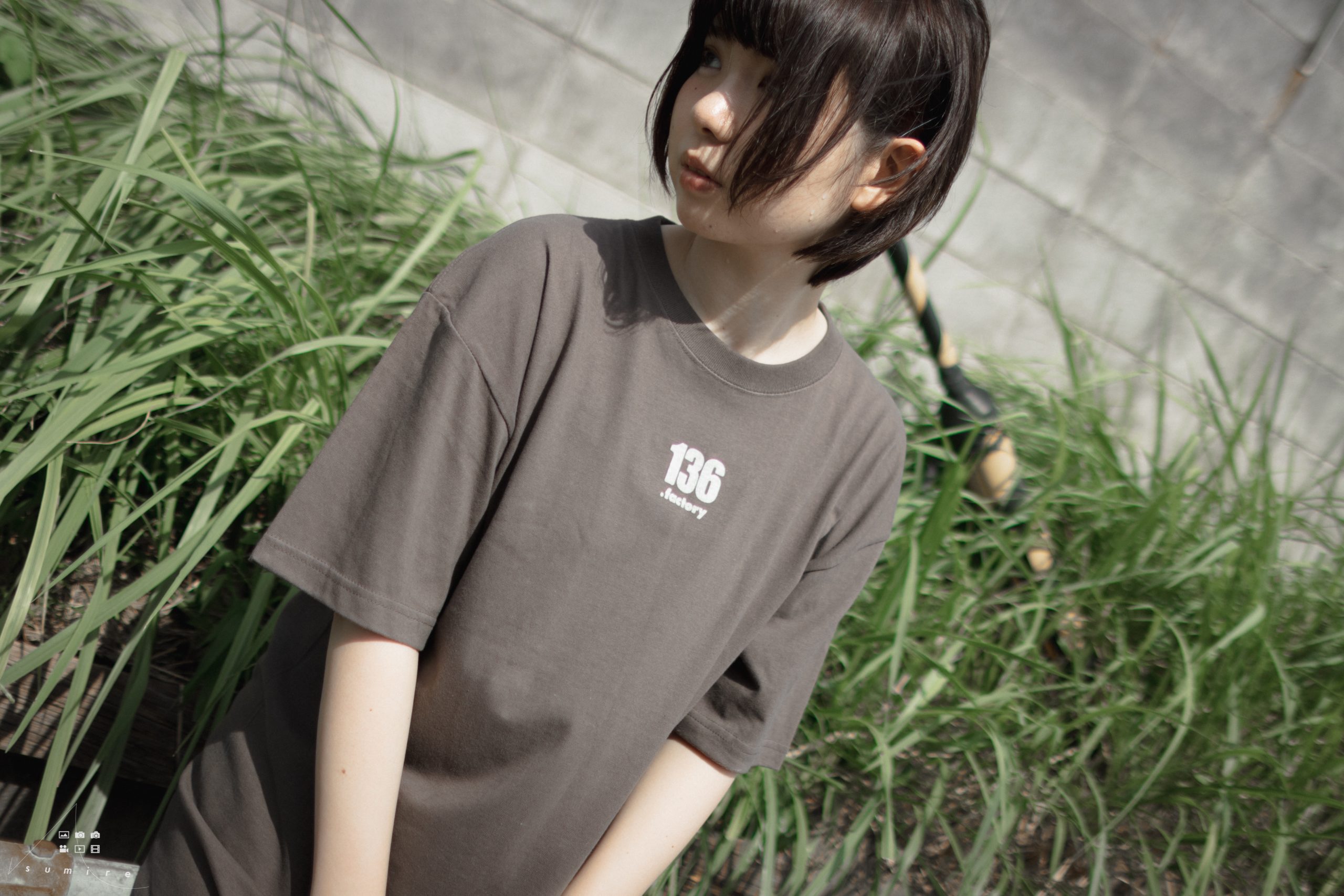 136.factory×Gete-mono-oki S/S Tshirt『input girl』