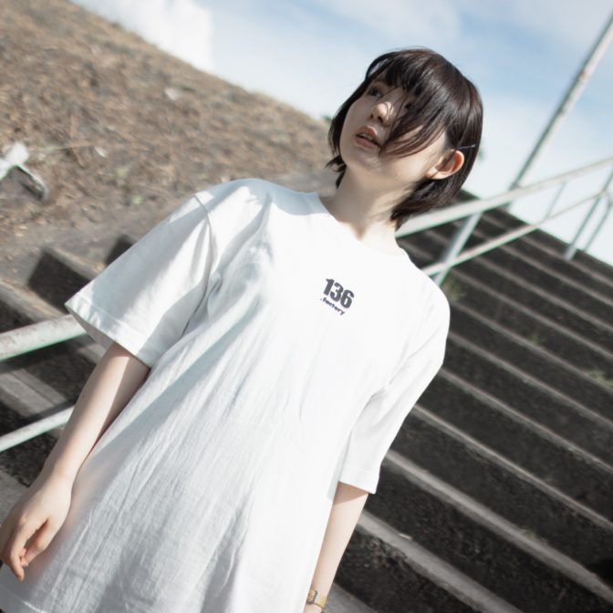 136.factory×Gete-mono-oki S/S Tshirt『input girl』 | Gete-mono-oki 