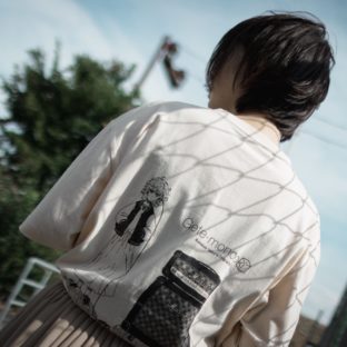 136.factory×Gete-mono-oki S/S Tshirt『input girl』