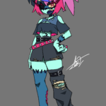 shallm / ゾンビ『ViXi』キャラクターデザイン